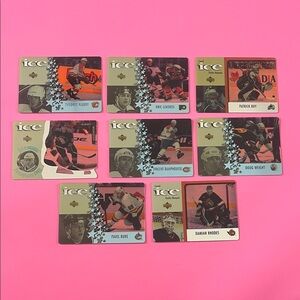 1997 McDonald’s Ice plastic hockey cards (8)
